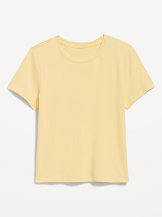 Camiseta Manga Corta Acanalada