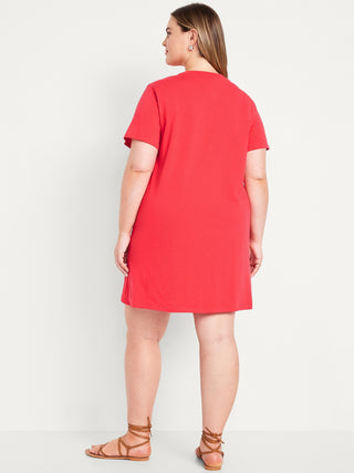 Vestido Manga Corta de Algodón