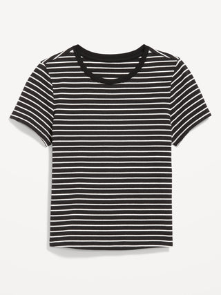 Camiseta Manga Corta Estampado Rayas