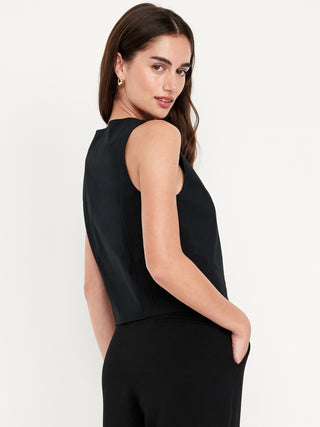 Chaleco Cuello Alto sin Mangas