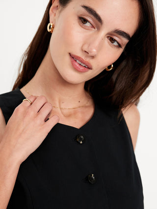 Chaleco Cuello Alto sin Mangas