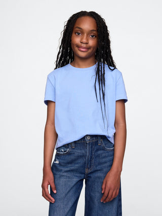 Camiseta Manga Corta de Algodón, Niña