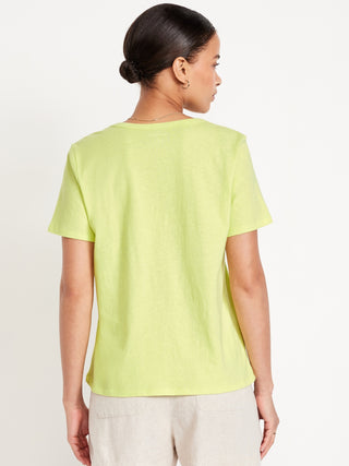 Camiseta Manga Corta Cuello V