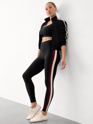 Legging Talle Alto con Detalle de Rayas