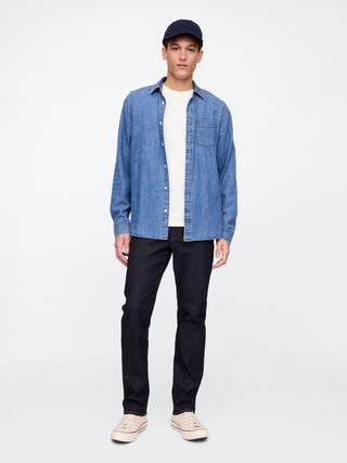 Jeans rectos.