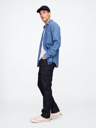 Jeans rectos.