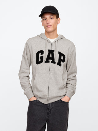 Sudadera con Zipper y Logo