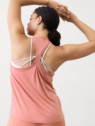 Camiseta sin Mangas con Espalda Cruzada