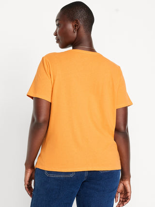 Camiseta Manga Corta Cuello V