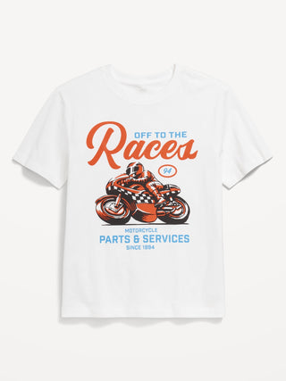 Camiseta Manga Corta con Gráfico, Niño