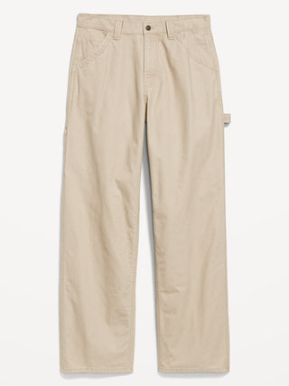 Pantalón Holgado con Bolsillos de Algodón