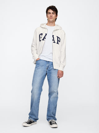 Sudadera con Zipper y Logo