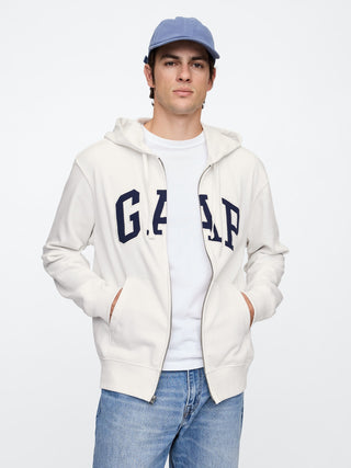 Sudadera con Zipper y Logo