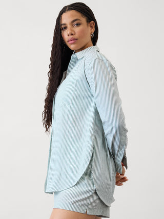 Camisa Manga Larga con Bolsillo
