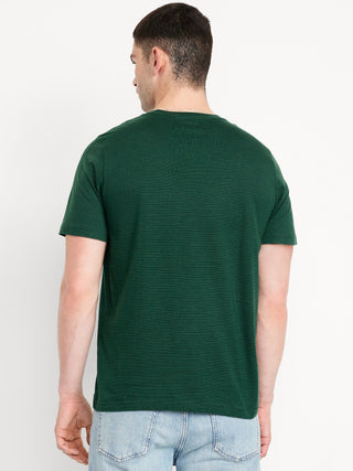 Camiseta Cuello Redondo de Algodón