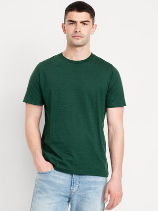 Camiseta Cuello Redondo de Algodón