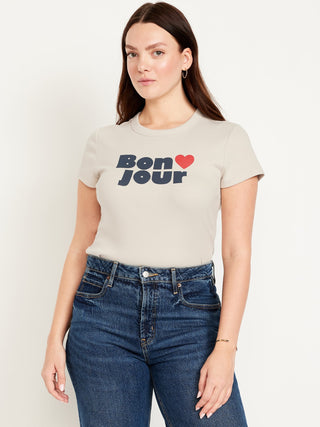 Camiseta Manga Corta con Gráfico