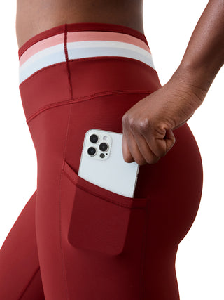 Interval Legging Talle Alto con Bolsillo