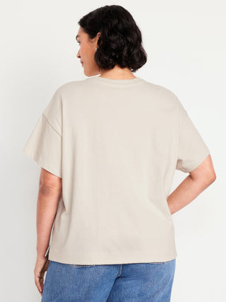 Camiseta Manga Corta con Logo de Algodón