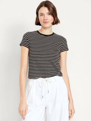 Camiseta Manga Corta Estampado Rayas