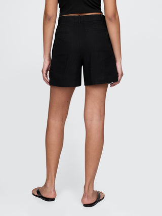 Short Talle Alto con Detalle Plisado