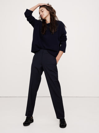 Pantalón Tobillero Talle Medio de Lana