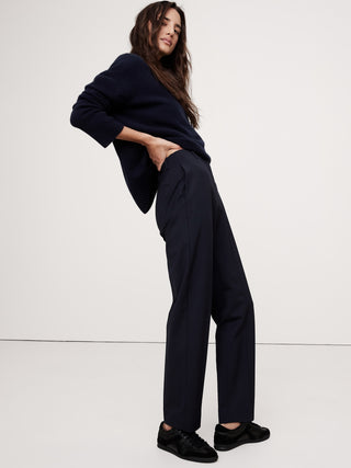 Pantalón Tobillero Talle Medio de Lana