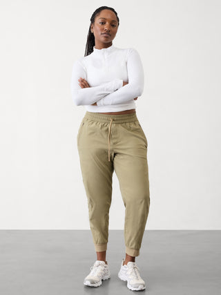 Pantalón Deportivo Talle Medio con Bolsillos