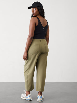 Pantalón Holgado Corte Barrel con Bolsillos