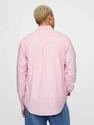 Camisa Manga Larga de Algodón