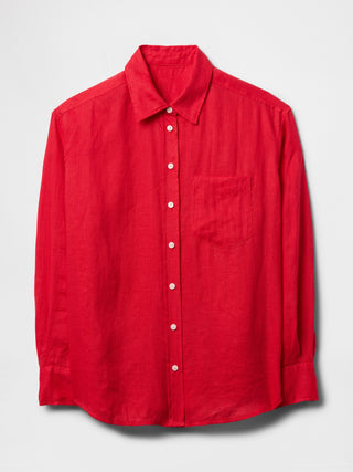 Camisa Manga Larga de Lino
