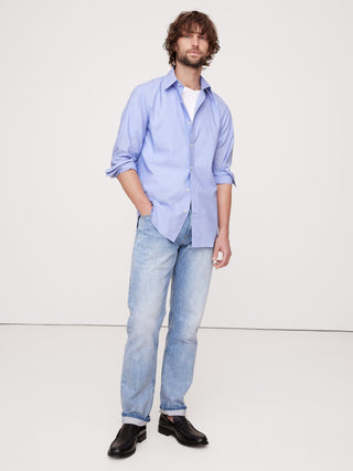 Camisa Manga Larga de Algodón