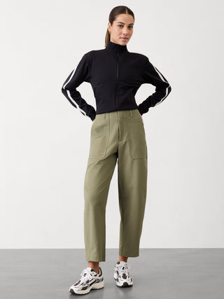Pantalón Holgado Corte Barrel con Bolsillos