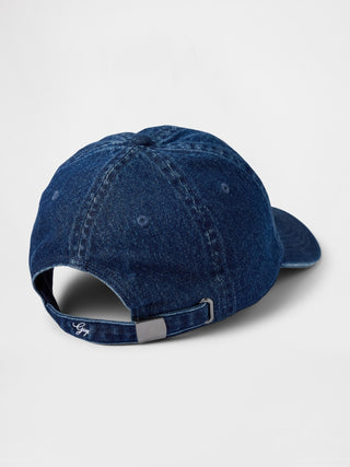 Gorra Denim con Logo Bordado, Hombre