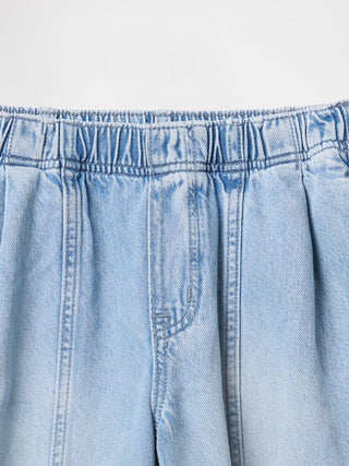 Jeans Talle Alto con Cintura Elástica, Niña