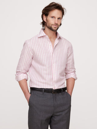 Camisa Slim Fit de Lino