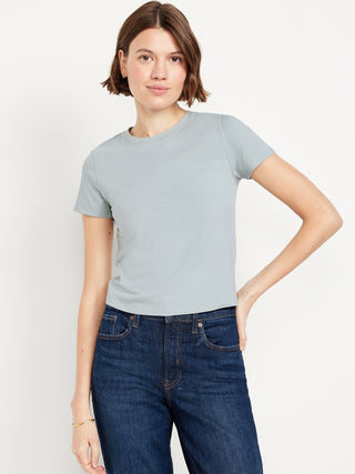 Camiseta Manga Corta Acanalada