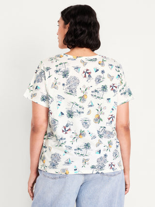 Camiseta Manga Corta Cuello V