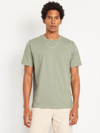 Camiseta Manga Corta Cuello Redondo de Algodón