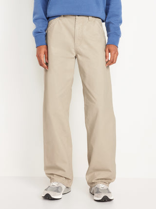 Pantalón Holgado con Bolsillos de Algodón