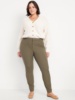 Pantalón Skinny Talle Alto con Bolsillos