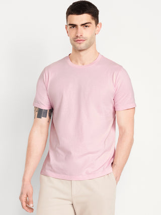 Camiseta Manga Corta Cuello Redondo de Algodón
