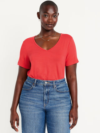 Camiseta Manga Corta Cuello V