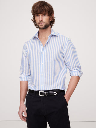 Camisa Slim Fit de Lino