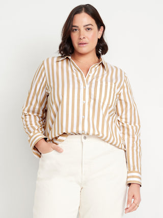 Camisa Manga Larga Estampado Rayas