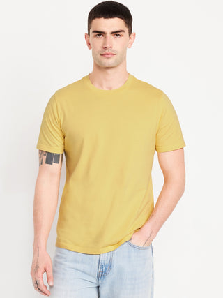 Camiseta Manga Corta Cuello Redondo de Algodón