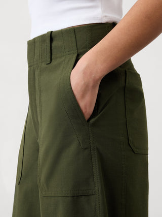 Pantalón Holgado Corte Barrel con Bolsillos