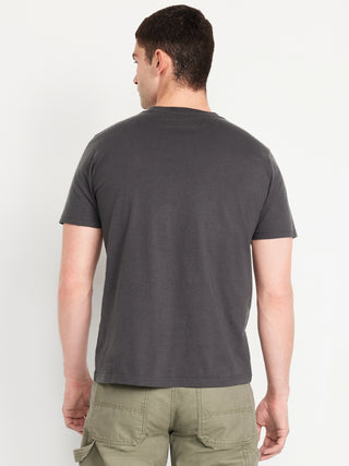 Camiseta Manga Corta Cuello Redondo de Algodón