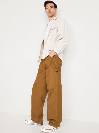 Pantalón Holgado con Bolsillos de Algodón