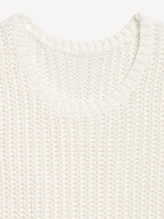 Blusa sin Mangas Tejido con Textura